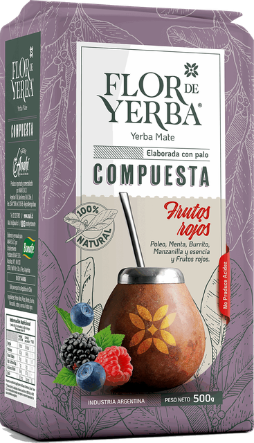 Flor de Yerba Frutos Rojos