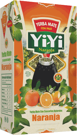 Yi-Yi con cáscaras de naranja